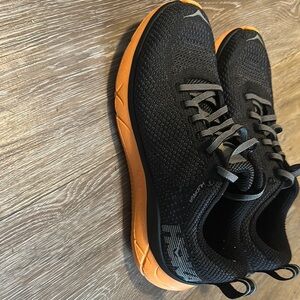 Hoka Black and Orange Running Shoes - Women’s Size 7 - Great Condition!